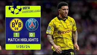 Borussia Dortmund vs PSG1 0  Extended Highlights & All Goals    UEFA Champions League 2023 24