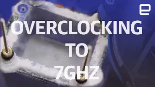 Overclocking to 7GHz with Liquid Nitrogen | Hands-On | Computex 2017