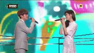 [161202] 2016 MAMA In Hong Kong   EXO  Baekhyun 백현& Miss A  Suzy 수지- Dream