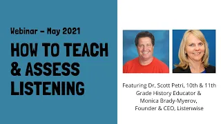 How to Teach and Assess Listening in the K12 Classroom [2021 Webinar]