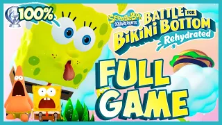 SpongeBob Battle for Bikini Bottom Rehydrated FULL GAME 100% Longplay (PS4) [Platinum Walkthrough]