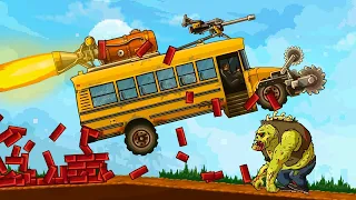 OUR BUS IS GOING TO HELL! (WITH ZOMBIES) ► Earn to Die #3