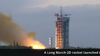 Long March-2D launches the Yunhai-1 03 satellite