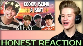 HONEST REACTION to jungkook being a lil brat