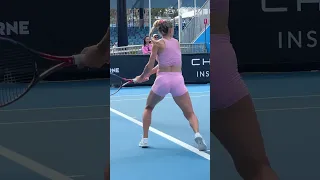 Camilla Giorgi court level practice 2023 WTA 5/6