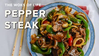 Pepper Steak - Chinese American home cooked recipe