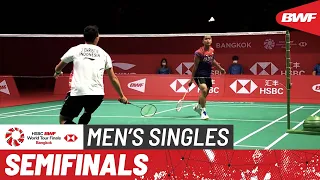 HSBC BWF World Tour Finals 2022 | Jonatan Christie (INA) vs. Anthony Sinisuka Ginting (INA) | SF