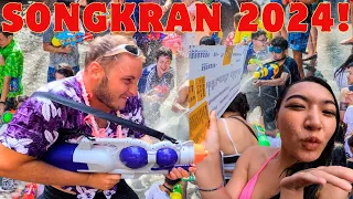 The Ultimate Water Fight Experience - Songkran In Bangkok 2024!