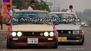 Compilation Photos 1980 - 1983  / Toyota Corolla Ke70  / Ke70 Sedan / Wagon / Sprinter..🎌