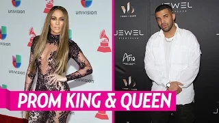 Jennifer Lopez and Drake Share a Dance as Queen and King at Private Prom