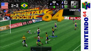 International Superstar Soccer 64 - Nintendo 64 - Todos os scenarios com legendas.