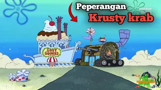 Detik detik krusty krab perang ❗ alur cerita kartun Spongebob