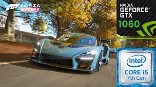 Forza Horizon 4 i5-7300hq + gtx 1060 maxq Ultra settings DELL 7577