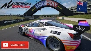 ТЕСТИРУЕМ FERRARI  ДЛЯ КОМАНДНЫХ ГОНОК НА ВЫНОСЛИВОСТЬ. Assetto Corsa Competizione