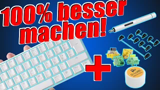 Der ultimative Keyboard Modding Guide - mechanische gaming Tastatur unter 60€! RK61 Royal Kludge