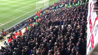 FAN CAM PRE MATCH - MILLWALL OUT SING SPURS