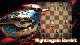 Stockfish's King on E6 in MOVE 7! -Seer vs Stockfish  -Ruy Lopez: Moprhy Defense, Nightingale Gambit