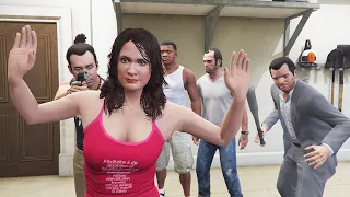 Michael, Franklin And Trevor SAVING AMANDA From Kidnappers in GTA 5