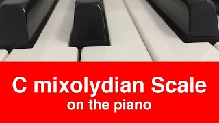 C Mixolydian Scale | Piano And Music Theory Tutorial✨