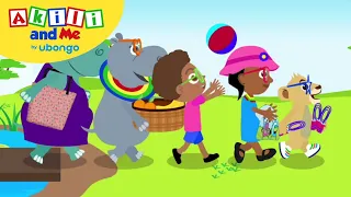 We're Going to the Beach! | Numbers & Shapes with Akili and Me | African Educational Cartoons