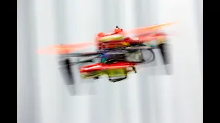 Autonomous Quadrotor Flight despite Rotor Failure with Onboard Vision Sensors: Frames vs Events