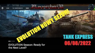 World of Tanks Console Xbox/PS.Tank Express 06.08.2022.Evolution - Nowy sezon!