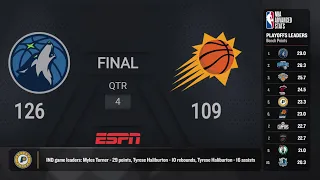 Timberwolves @ Suns Game 3 | #NBAplayoffs presented by Google Pixel Live Scoreboard