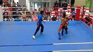 🇳🇵vs🇮🇳 Muaythai Anish Buda Magar (Blue) VS Puneet (Red) 48kg Indo-Nepal Muaythai Championship 2022