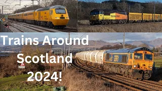 Trains Around Scotland January 2024!