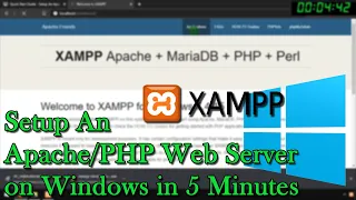 Quick Start Guide - Setup An Apache/PHP Web Server on Windows in Under 5 Minutes
