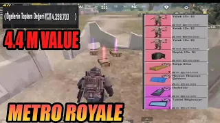 7 GOLD BAR BİG LOOT - 4.4 MILLION VALUE - PUBG METRO ROYALE