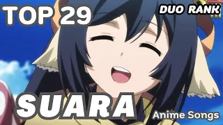 Top Suara Anime songs #duorank