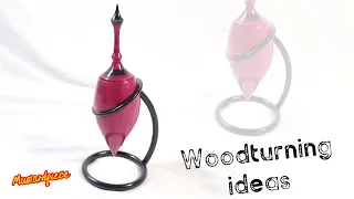 Woodturning Ideas #1.The Purple Art