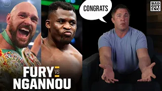 The right thing for me to say is Congratulations, Francis Ngannou…