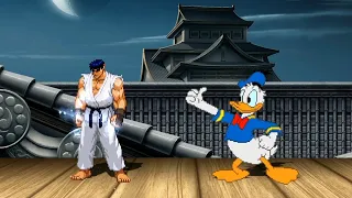 ICE POWER RYU vs DONALD DUCK - High Level Awesome Fight!