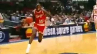 Michael Jordan Cradle Dunk Vs Knicks