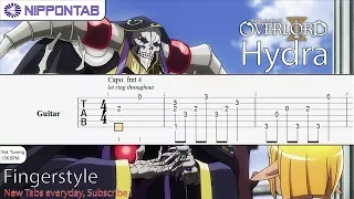 【Guitar TAB】 HYDRA (fingerstyle) - オーバーロードⅡOverlord II ED (ending)〚MYTH & ROID〛ギター  tutorial & tab 譜