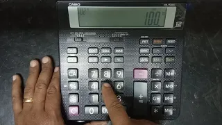 Multiplicação, Divisão e Porcentagem na Calculadora Casio HR-150RC