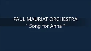 PAUL MAURIAT ORCHESTRA   Song for Anna