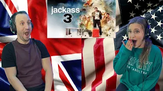 American Wife Shows Stubborn British Husband  |  Jackass 3D REACTION "I knew he'd love it"