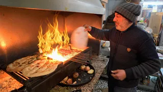 INSANE Street Food in Turkey | Poğaça & Antalya Şiş Köfte Piyaz | Turkish Street Food Tour