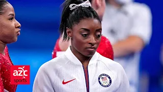 Simone Biles press conference after withdrawing from women's gymnastics team final