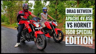 HORNET 160R BEAT APACHE RTR 4V BS6 ? 😮😮😯🔥🔥| DRAG RACE | DRAFT LIFE