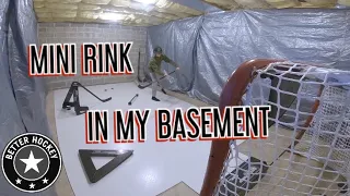 Building a Hockey Rink in My Basement! Better Hockey {} Alex McGuire