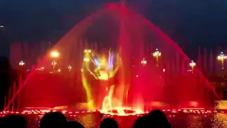 Outdoor Large High Definition 3D Laser Show Musical Dancing Water Screen Movie Fountain