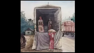 Painting Of Meitei Women Struggling For livelihood/ Water Colour Painting  Of Meitei Ema