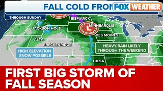 First Fall Storm Sweeping Across US To Bring Combination Of Severe Storms, Heavy Rain, Snow