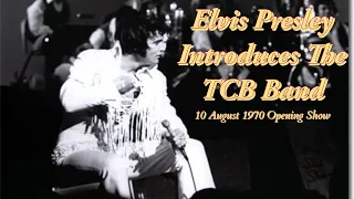 Elvis Presley - The 10 August 1970 Opening Show Band Introductions