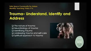 V16 SSC Video on Trauma - Understand, Identify, and Address by Dr. Edmund Ng