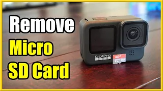How to REMOVE Micro SD Card From Go Pro Hero 9 (Remove Memory Card)